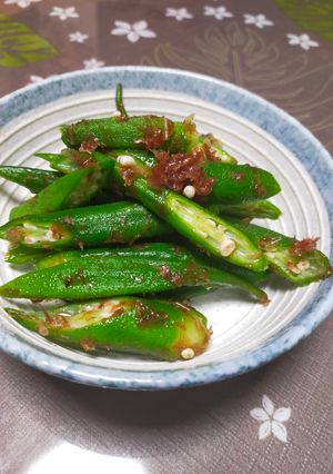 オクラのおかか和え-レシピのメイン写真