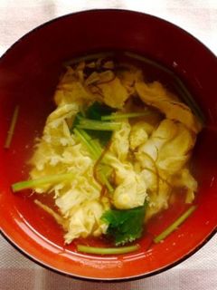 もずくスープ★昆布茶で味付け-レシピのメイン写真