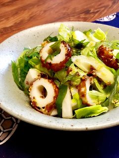 【簡単】ちくわとセロリ・大葉ぽん酢サラダ-レシピのメイン写真