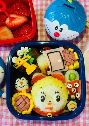 ドラえもん ドラミちゃん 弁当 秘密道具-レシピのメイン写真