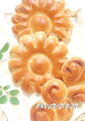 ✿お花畑のシナモンロール✿-レシピのメイン写真