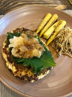 青じそたっぷり豆腐ハンバーグ-レシピのメイン写真