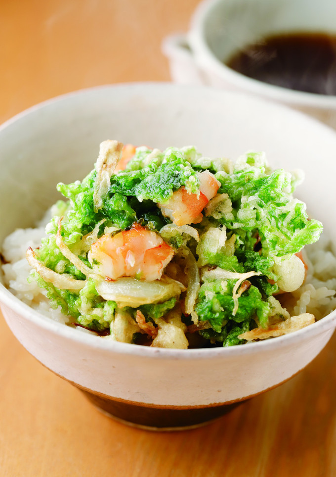 アオサのかき揚げ丼-レシピのメイン写真