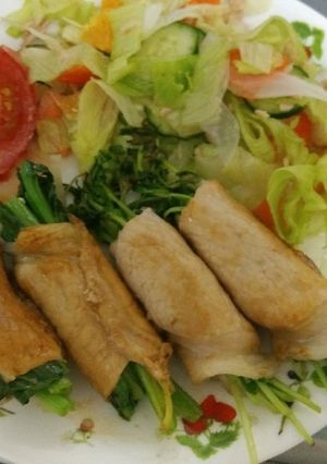 豚肉の青野菜巻き-レシピのメイン写真