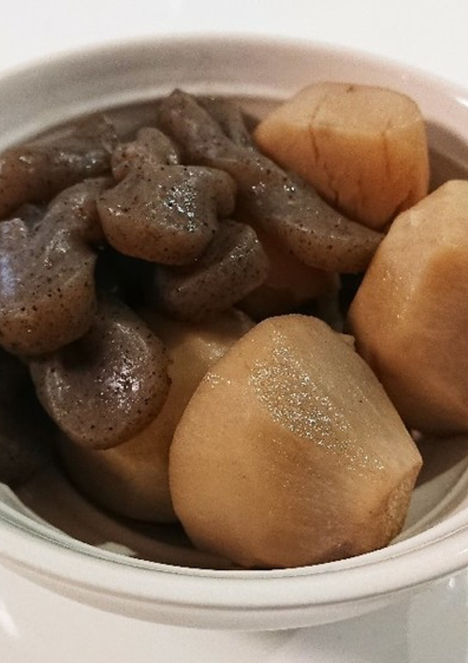 里芋とこんにゃくの煮物-レシピのメイン写真