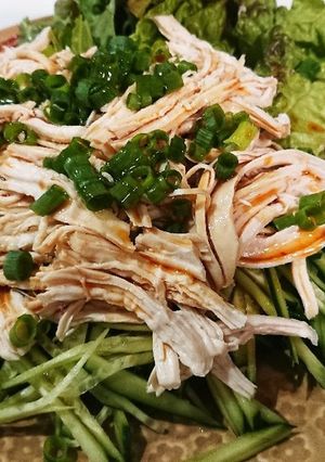 ごま油香る鶏むね肉のピリ辛中華-レシピのメイン写真