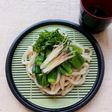 オクラ青じそみょうがのさっぱり冷うどん