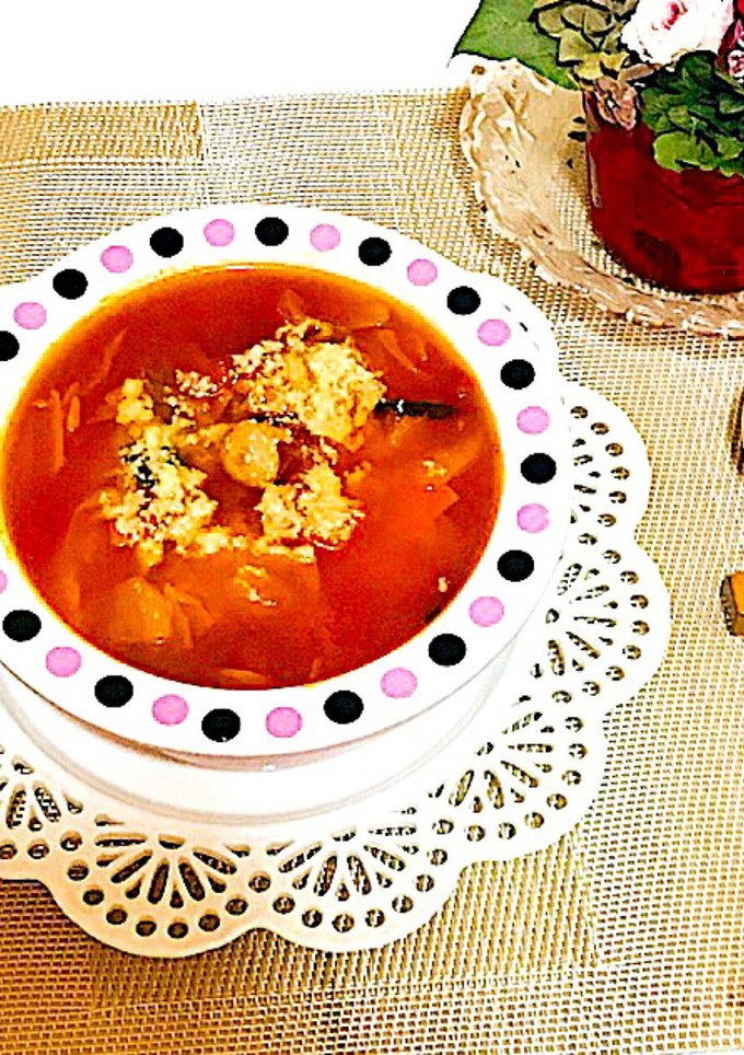 包丁いらず！簡単ダイエット♡トマトスープ-レシピのメイン写真
