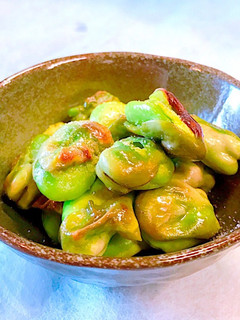 皮まで美味しい!カリッと揚げ焼きそら豆✨-レシピのメイン写真