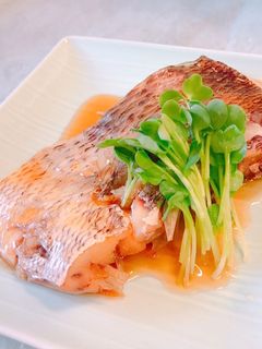 鯛(真鯛)の煮付け-レシピのメイン写真