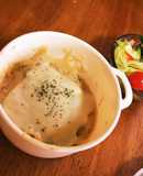 レンチン！豆乳とおから粉と味噌のグラタン