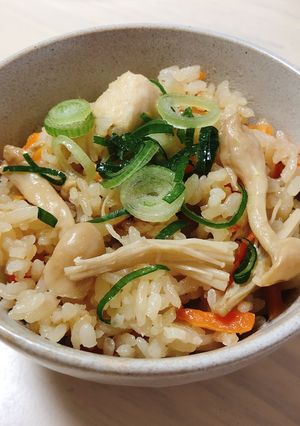 きのこの炊き込みご飯-レシピのメイン写真