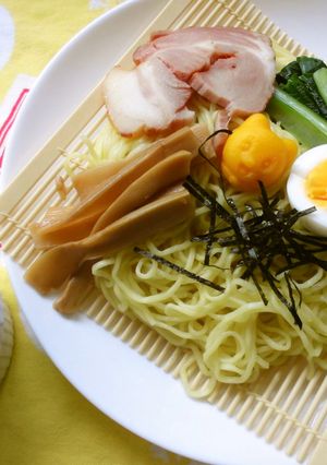 暑～い日は！冷た～いざるつけラーメン♪-レシピのメイン写真