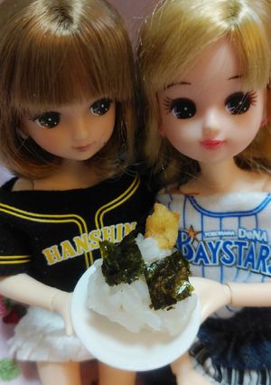 リカちゃんサイズ♡大っきな天むすꕤ*.ﾟ-レシピのメイン写真