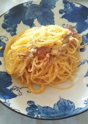 トロトロ　カルボナーラスパゲッティ-レシピのメイン写真