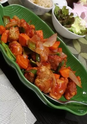 冷凍唐揚げで簡単★酢豚-レシピのメイン写真