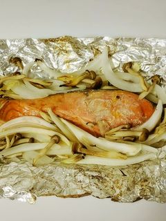 お手軽!鮭のホイル焼き-レシピのメイン写真