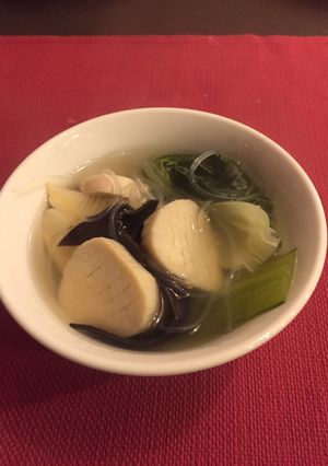 チンゲン菜とエリンギのホタテ風味スープ-レシピのメイン写真