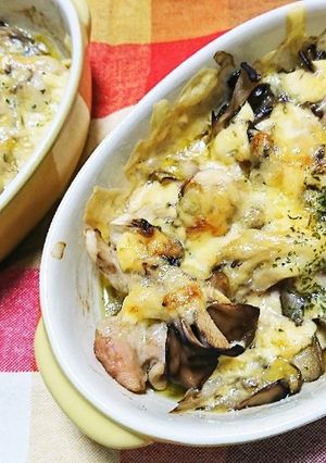 鶏肉と舞茸のチーズ焼き-レシピのメイン写真