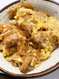 油一切不要!冷凍唐揚げで簡単 親子かつ丼-レシピのメイン写真