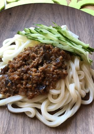 レンジで６分！なす入りじゃじゃ麺-レシピのメイン写真