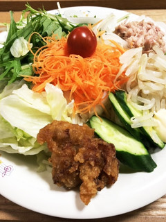 簡単☆夏にさっぱり☆サラダ冷やしうどん☆-レシピのメイン写真