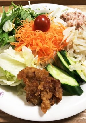 簡単☆夏にさっぱり☆サラダ冷やしうどん☆-レシピのメイン写真