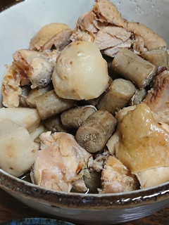 鶏ももと里芋とごぼうの煮しめ-レシピのメイン写真