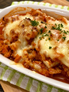 ☆鶏ひき肉でヘルシー！豆腐グラタン♪-レシピのメイン写真