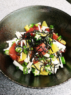 沢庵がアクセント♡ねばとろ海鮮、丼物にも-レシピのメイン写真