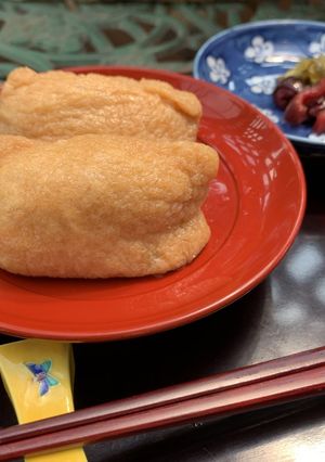 洗い物なしポリ袋湯煎『おいなりさん』-レシピのメイン写真