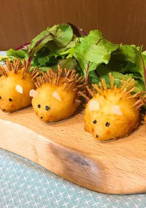 激かわ！ハリネズミのいももち-レシピのメイン写真