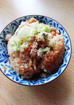 鯖の水煮缶で簡単炊き込みご飯！-レシピのメイン写真