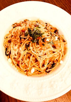 超簡単♡青じそトマトのさわやかパスタ-レシピのメイン写真