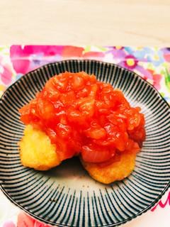 お弁当に☆簡単チキンナゲットのエビチリ風-レシピのメイン写真