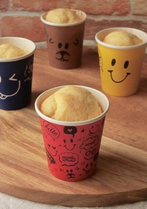 紙コップで作る★ふわふわのマフィン-レシピのメイン写真
