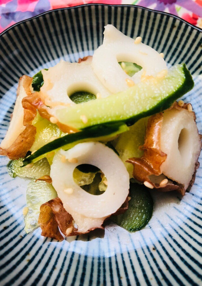 1分で出来る☆きゅうりとちくわの和え物-レシピのメイン写真