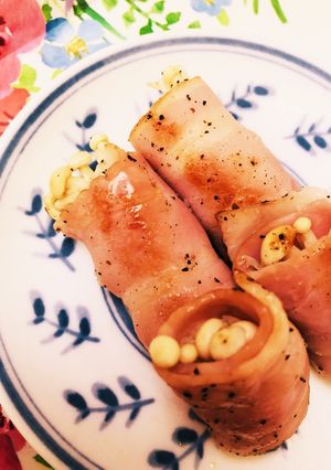 簡単☆えのきベーコン黒胡椒焼き-レシピのメイン写真