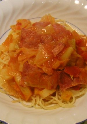 ミネストローネスープパスタ!-レシピのメイン写真