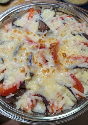 チーズとろ～り！なすとトマトのチーズ焼き-レシピのメイン写真