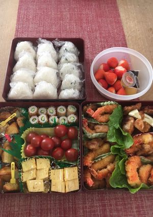2019運動会 お弁当 6人分-レシピのメイン写真