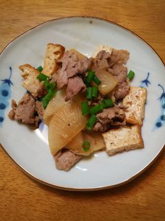 大根と豚こまの和風炒め-レシピのメイン写真