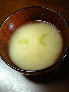 田舎風? きゅうりのお味噌汁-レシピのメイン写真