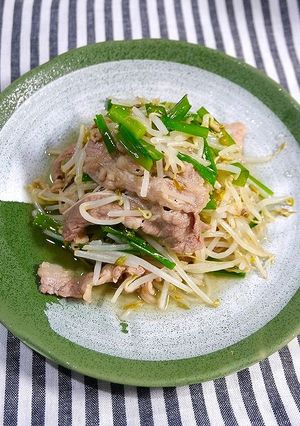 糖質制限！ほったらかし☆牛ニラもやし-レシピのメイン写真