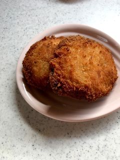 ヘルシー椎茸の肉詰めフライ-レシピのメイン写真