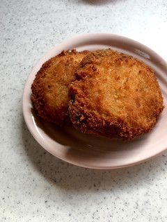 ヘルシー椎茸の肉詰めフライ-レシピのメイン写真