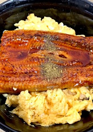 鰻たま丼！（簡単な鰻の温め方）-レシピのメイン写真