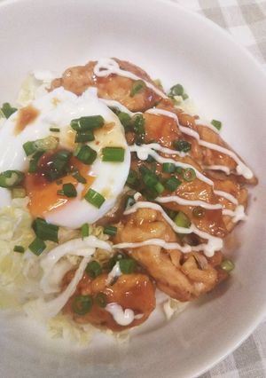 鶏胸肉の照り焼き丼-レシピのメイン写真