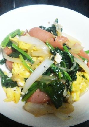 簡単時短！野菜と卵のマヨコンソメ炒め-レシピのメイン写真