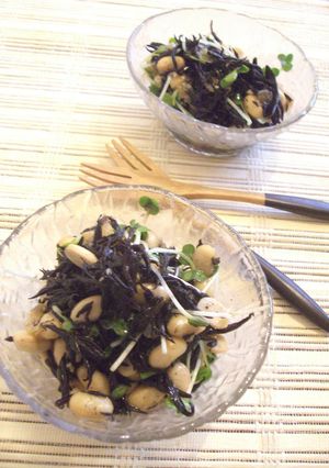 大豆とひじきのゆず胡椒風味サラダ-レシピのメイン写真